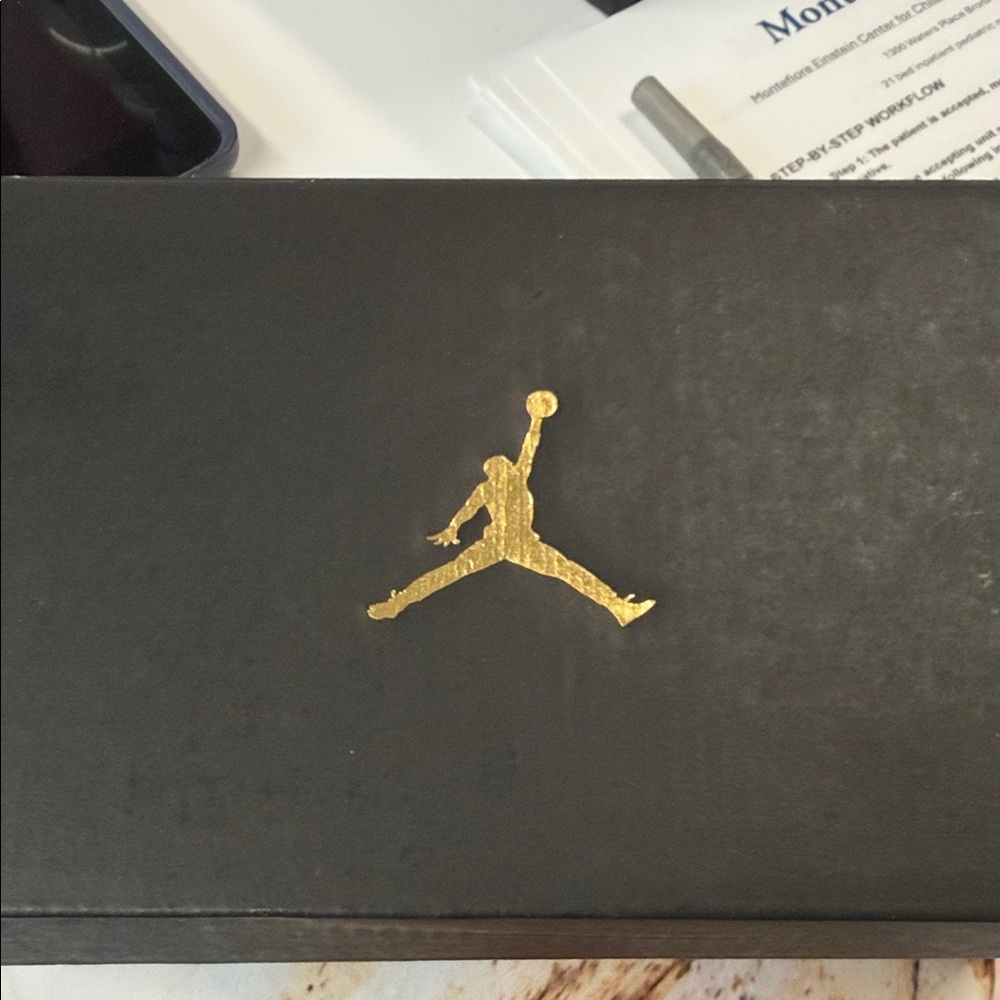 Jordan Black Box with Gold Logo